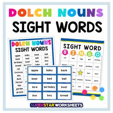 Sight Words Superstar Worksheets