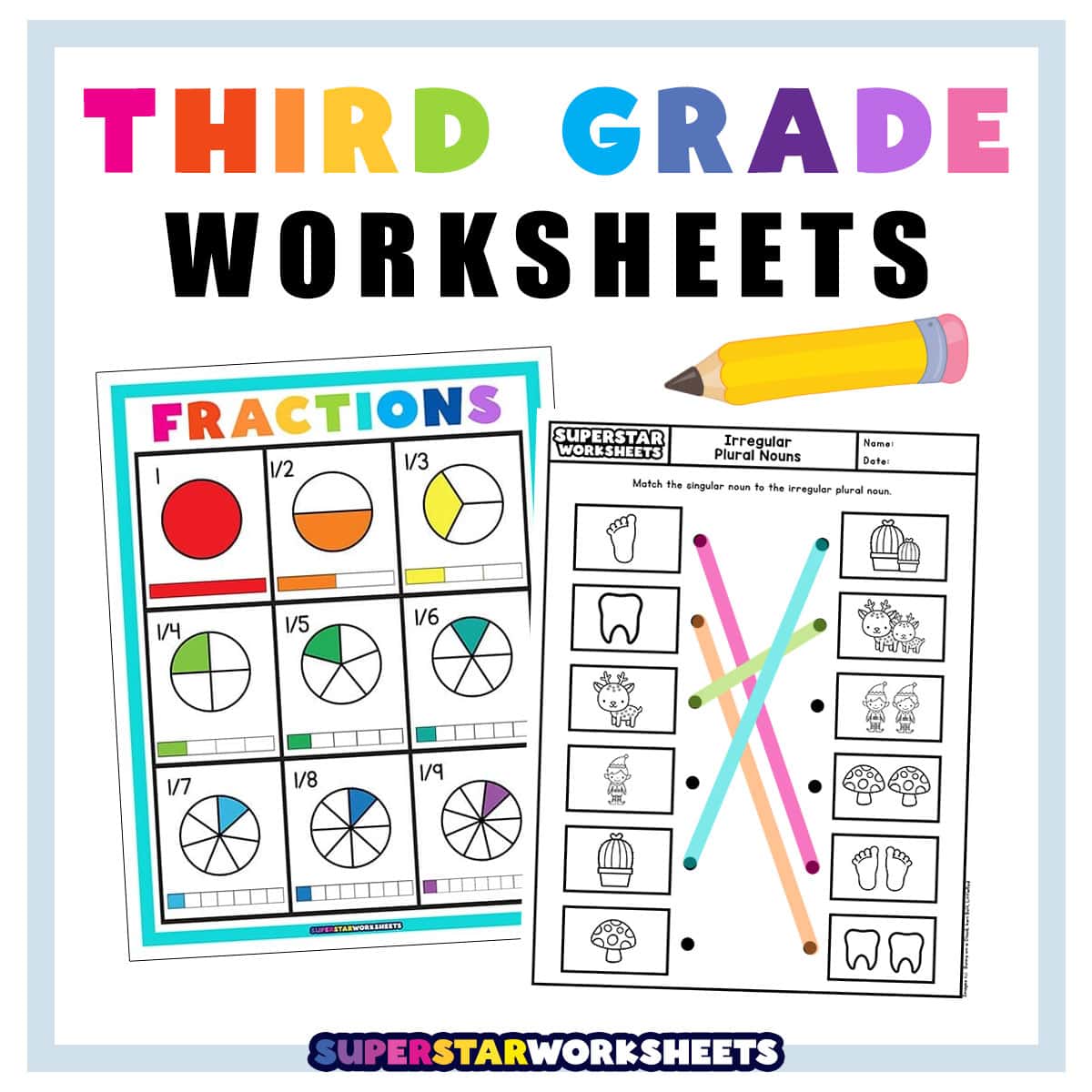 Rd Grade Worksheets Superstar Worksheets