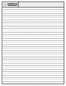 Handwriting Worksheets - Superstar Worksheets