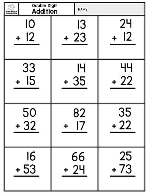 Double Digit Addition Subtraction Printables W Regrouping