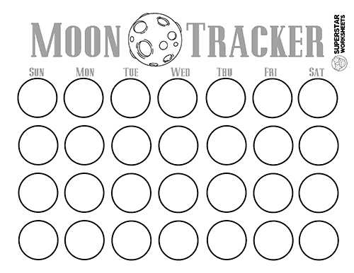 19 Moon Phases Coloring Pages - Printable Coloring Pages