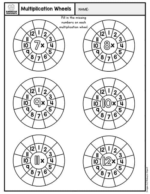 Fun Multiplication Worksheets To 10x10 Fun Multiplication Worksheets 
