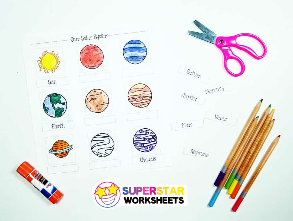 Solar System Worksheets - Superstar Worksheets Inside Solar System Worksheet Pdf