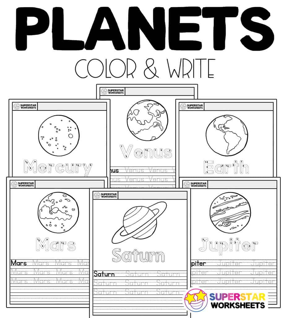 kindergarten-planets-worksheets