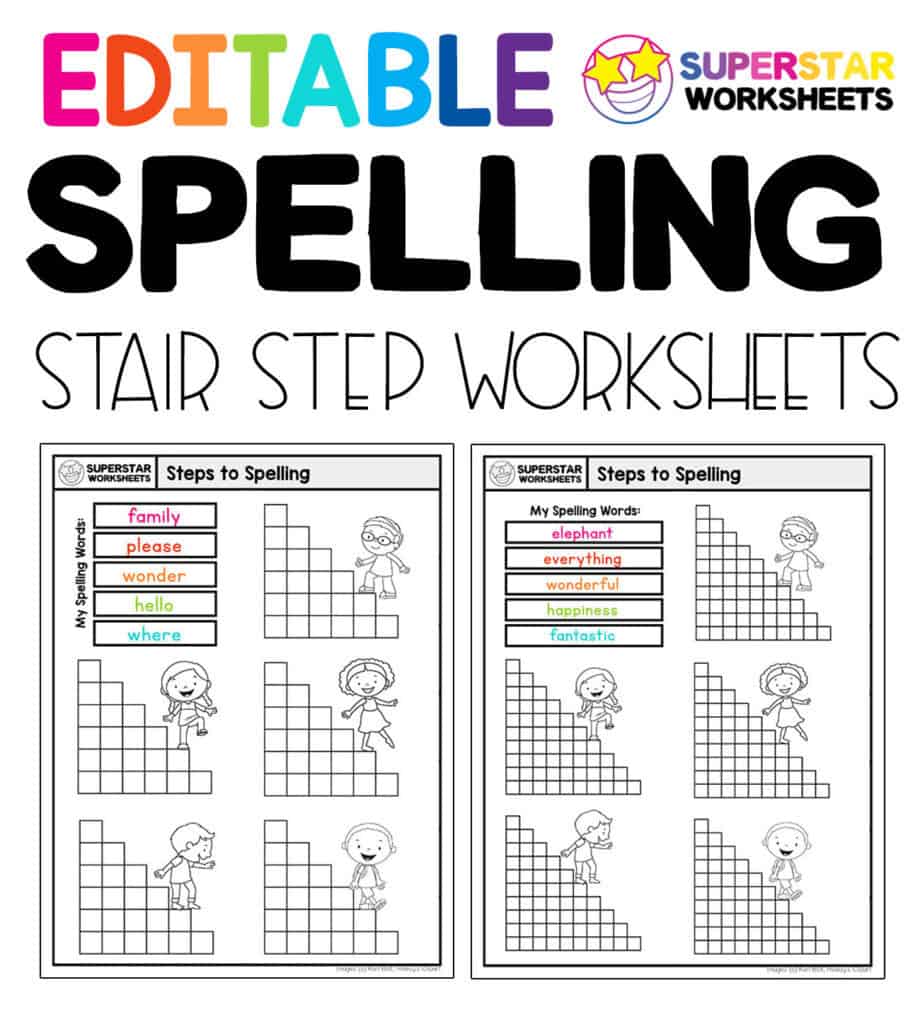 spelling worksheets superstar worksheets