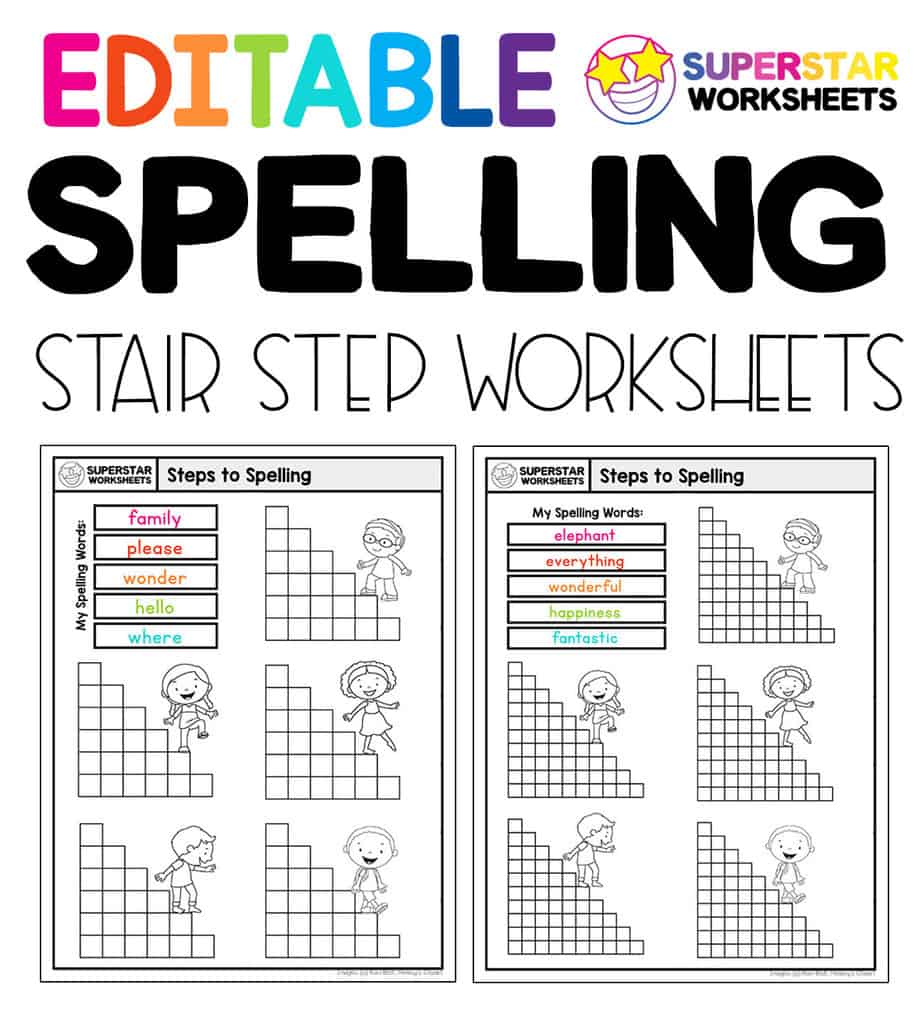 Spelling Worksheets Superstar Worksheets
