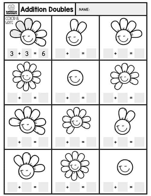 Worksheet Kindergarten Math