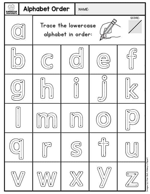 Kindergarten Handwriting Worksheets - Superstar Worksheets