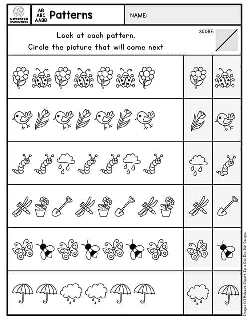 fun math worksheets for kindergarten