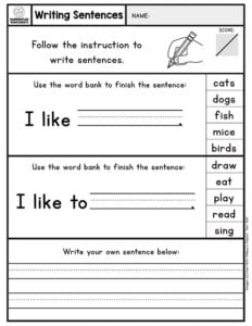 Kindergarten Assessment Worksheets - Superstar Worksheets