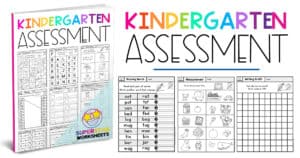 Kindergarten Assessment Worksheets - Superstar Worksheets