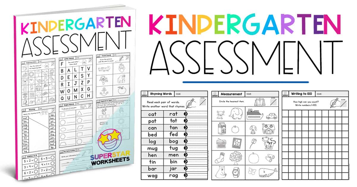 kindergarten-assessment-worksheets-superstar-worksheets