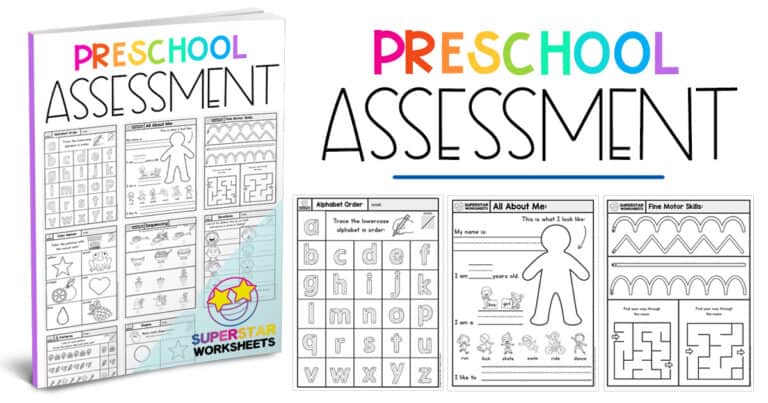 Preschool Worksheets - Superstar Worksheets