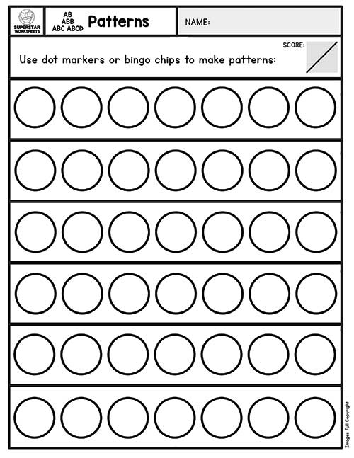 worksheets-pattern-for-kindergarten