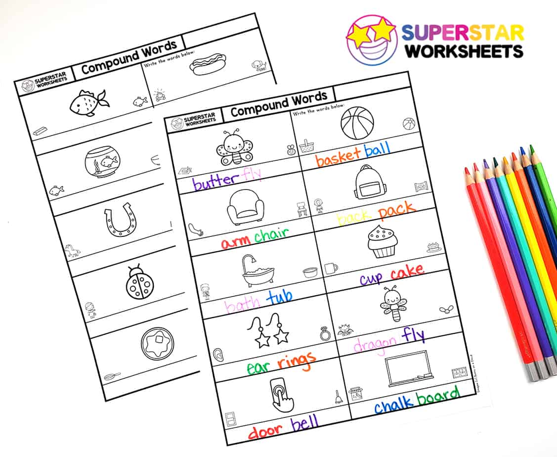 Compound Words Worksheet - Superstar Worksheets