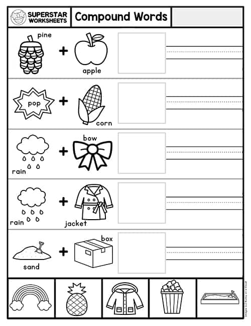 kindergarten-compound-words-worksheets