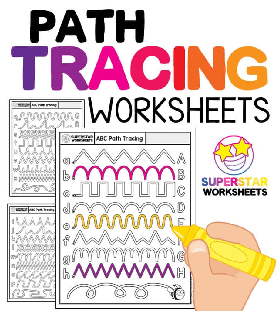 Preschool Tracing Worksheets - Superstar Worksheets