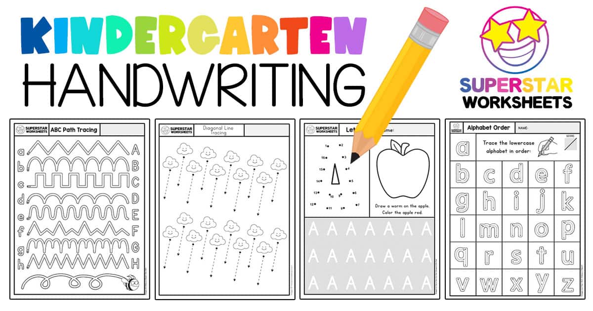Handwriting Worksheets for Kids: Color Words