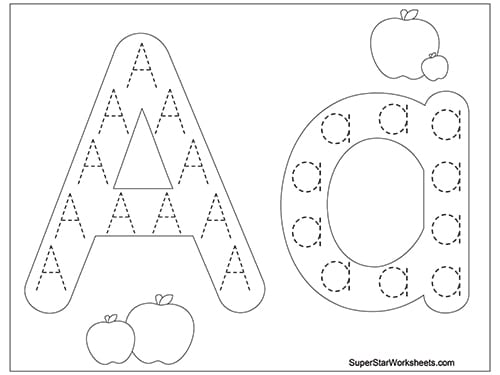 letter tracing worksheets superstar worksheets