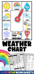 Weather Chart - Superstar Worksheets