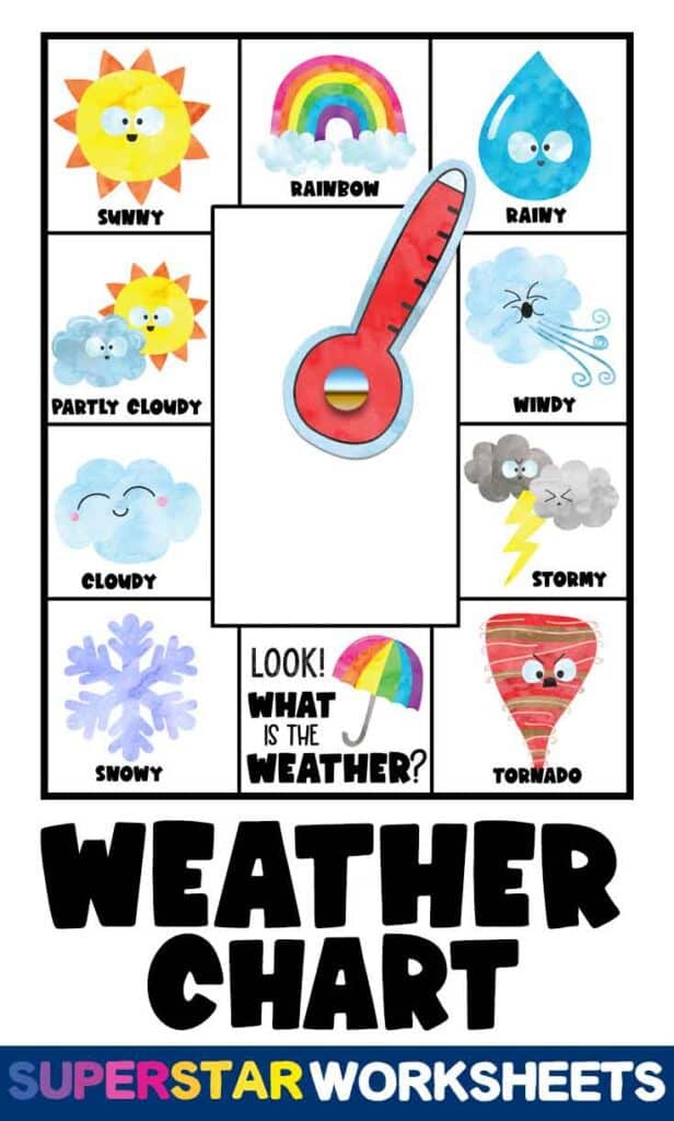 Weather Chart Superstar Worksheets