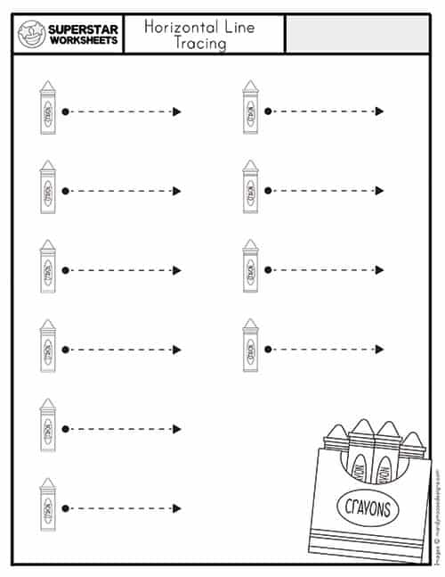 Tracing Lines Worksheet Superstar Worksheets