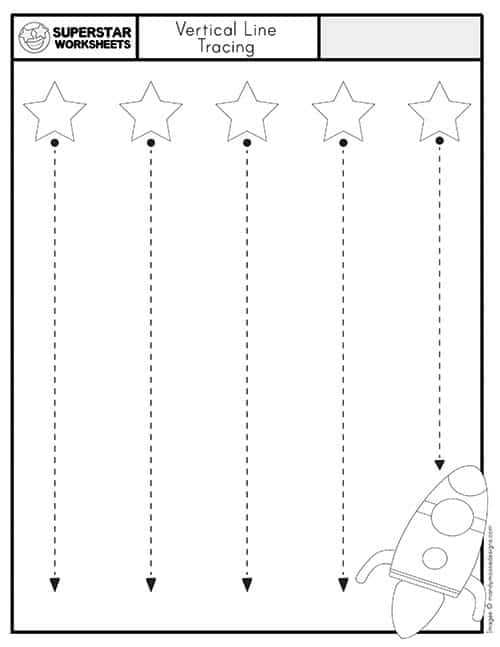 Tracing Lines Worksheet Superstar Worksheets