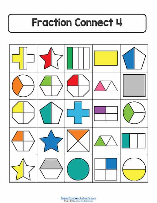 Fractions Worksheets Superstar Worksheets