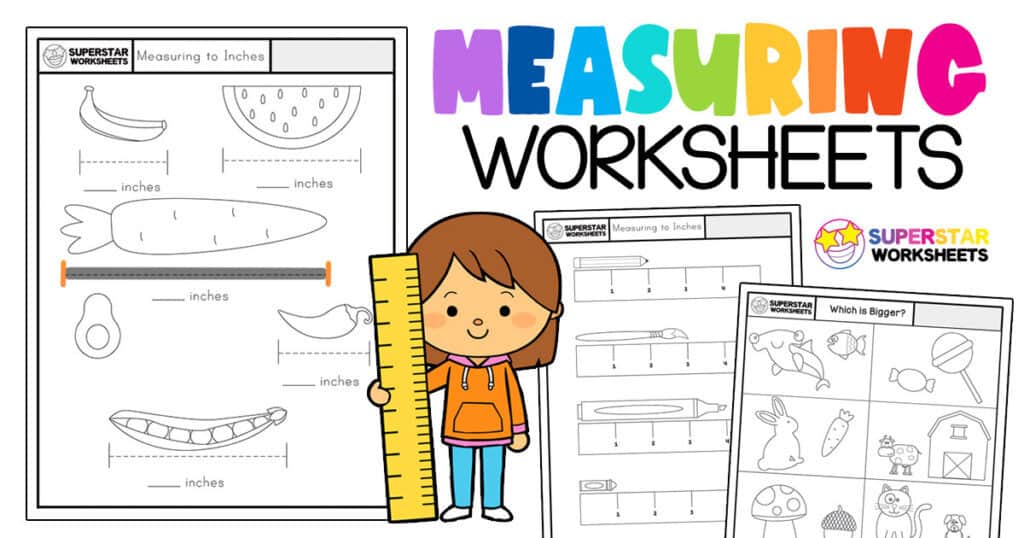 Kindergarten Measurement Worksheets - Superstar Worksheets