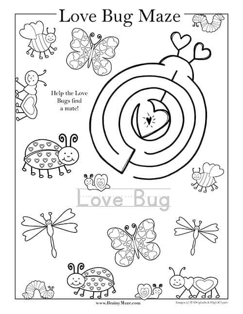 Valentine's Day Maze Collection, Valentine Maze Printable, Valentine's Day  Printables, Printable Games for Kids INSTANT DIGITAL DOWNLOAD 