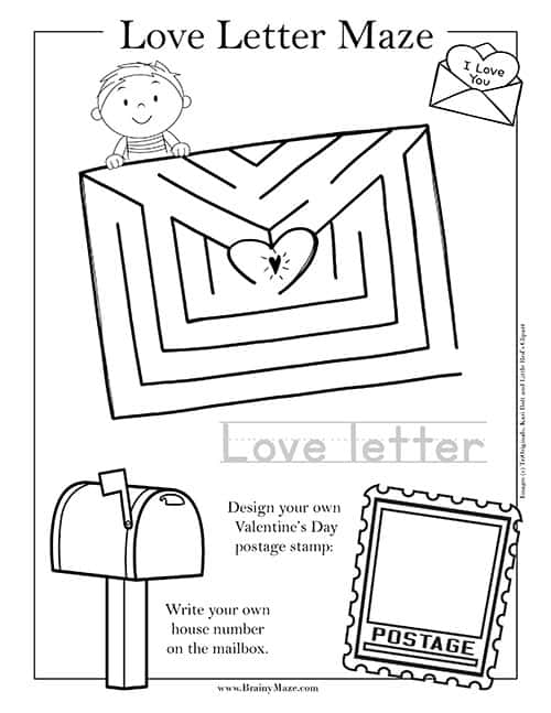 10 Valentine Maze Printables: Free & Easy Print! - The Simple