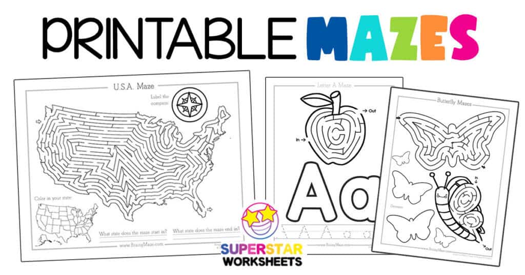 Free Printable Mazes for Kids