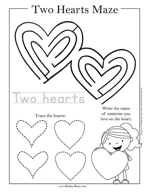 10 Valentine Maze Printables: Free & Easy Print! - The Simple