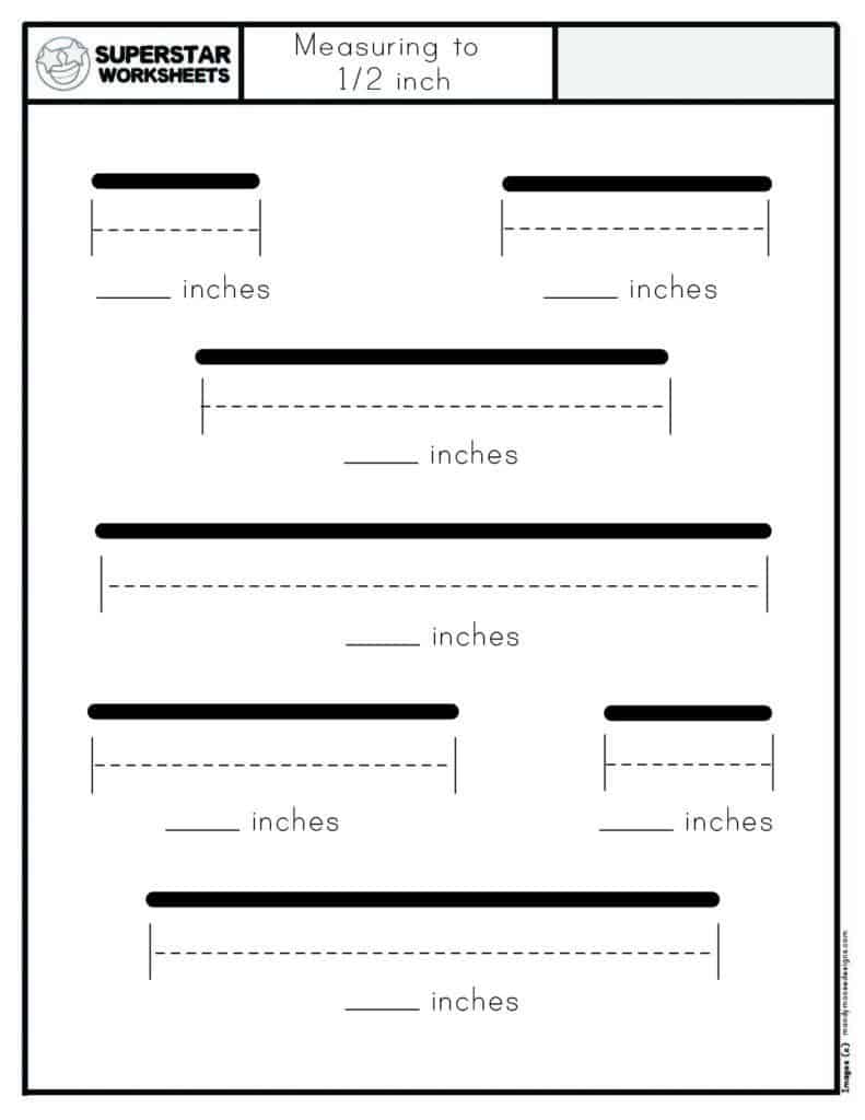 Grade 1 Comparing length & height math school worksheets for