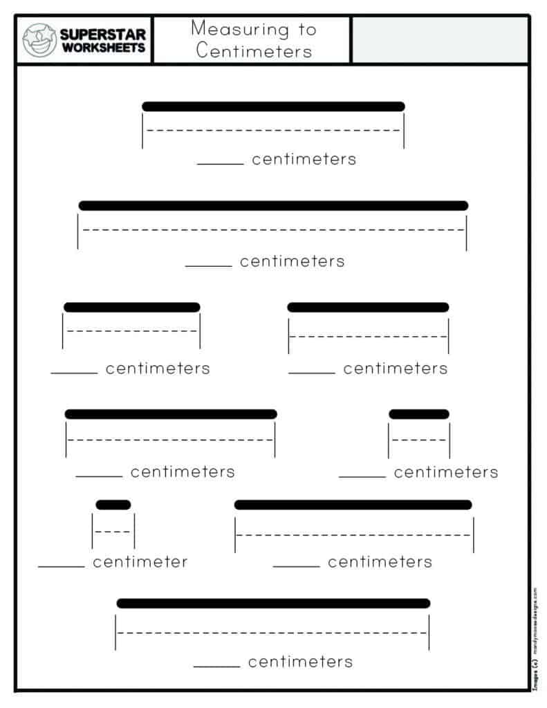 kindergarten measurement worksheets superstar worksheets