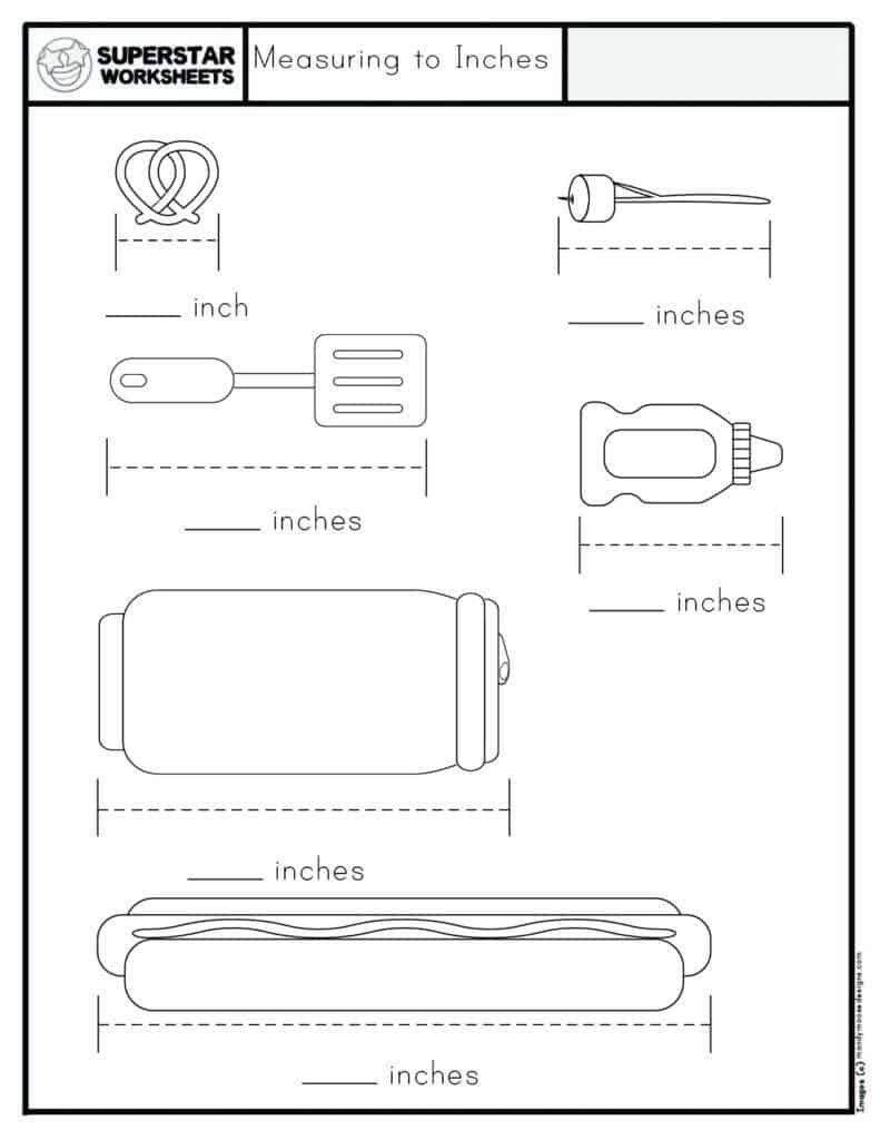 Kindergarten Measurement Worksheets - Superstar Worksheets