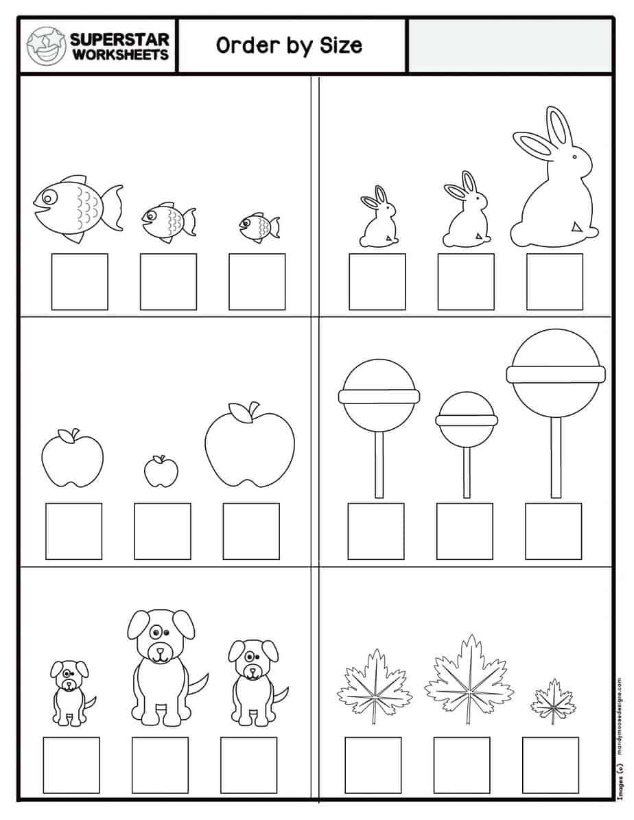 Kindergarten Measurement Worksheets Superstar Worksheets