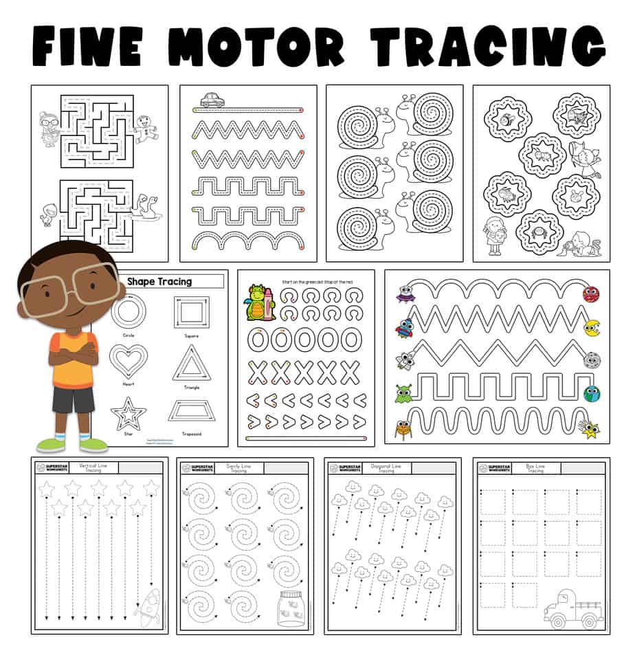 Tracing Lines Worksheet Superstar Worksheets Tracing Worksheets