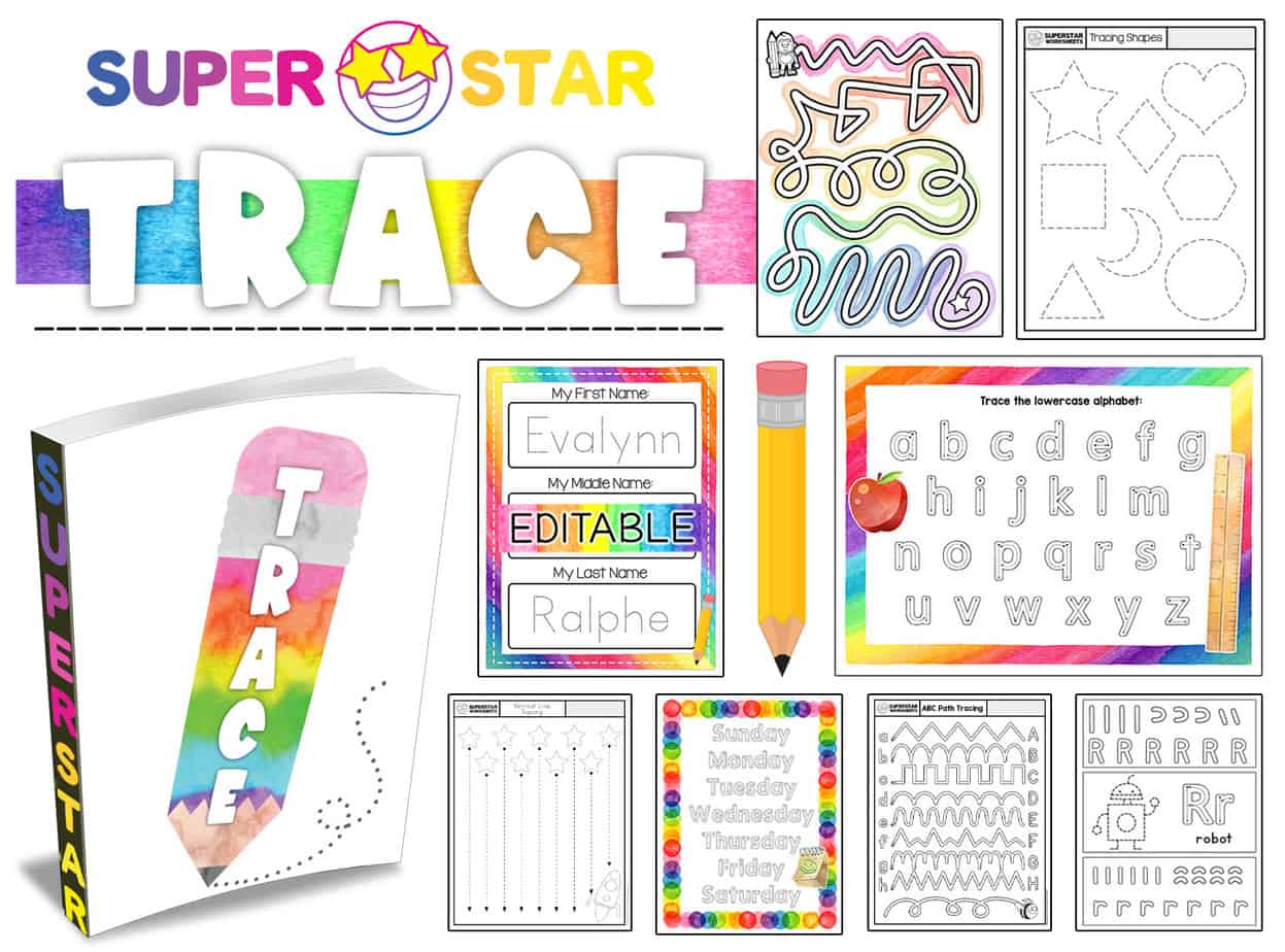 Heart Template - Superstar Worksheets