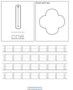 Number Handwriting Worksheets - Superstar Worksheets