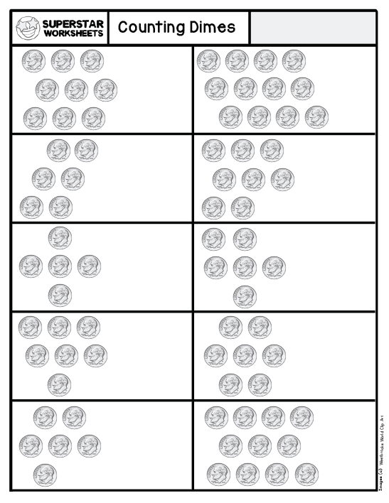 Money Worksheets Superstar Worksheets
