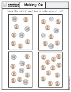 Money Worksheets - Superstar Worksheets