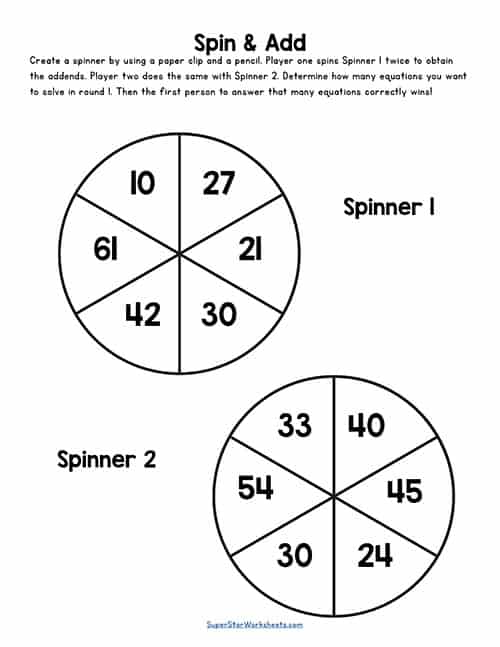 Double Digit Addition Without Regrouping - Superstar Worksheets