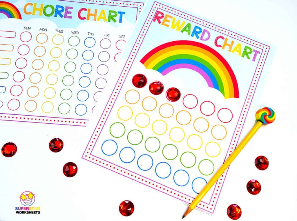 Chore Chart for Kids - Superstar Worksheets