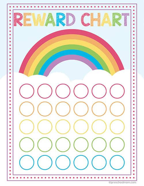 Printable Reward Charts Behaviour management printable reward charts