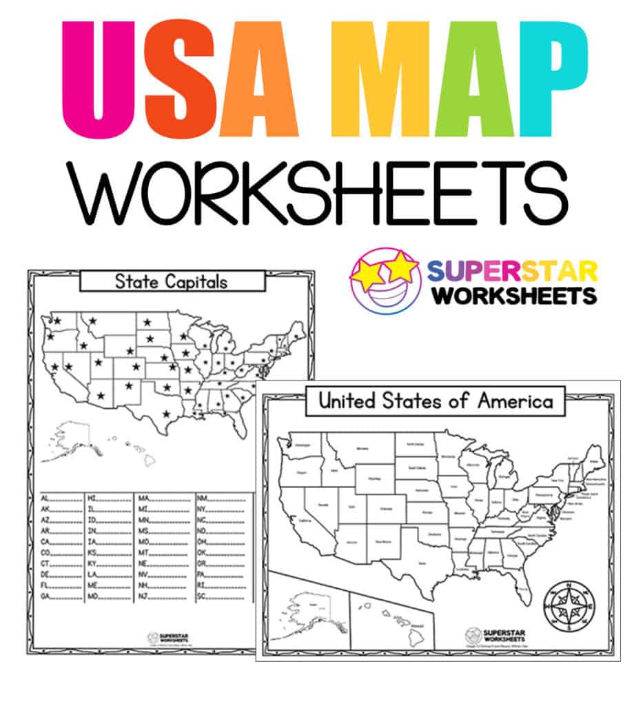 middle school map skills worksheets