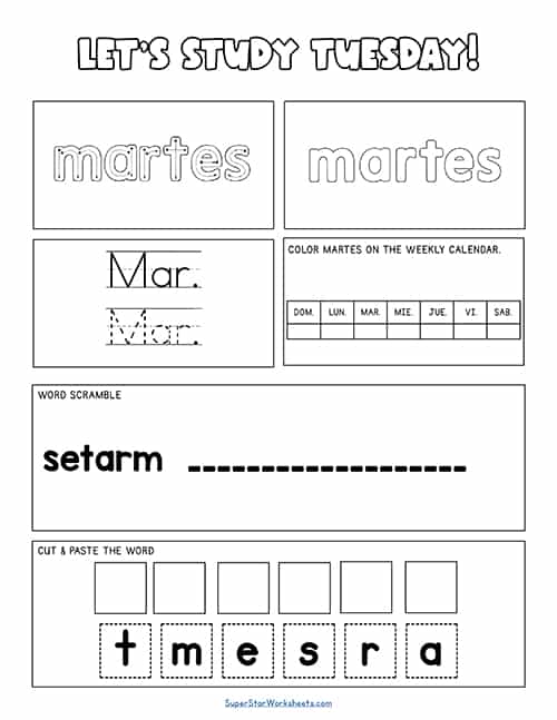 Learn the Days of the Week in Spanish (Free Printables)