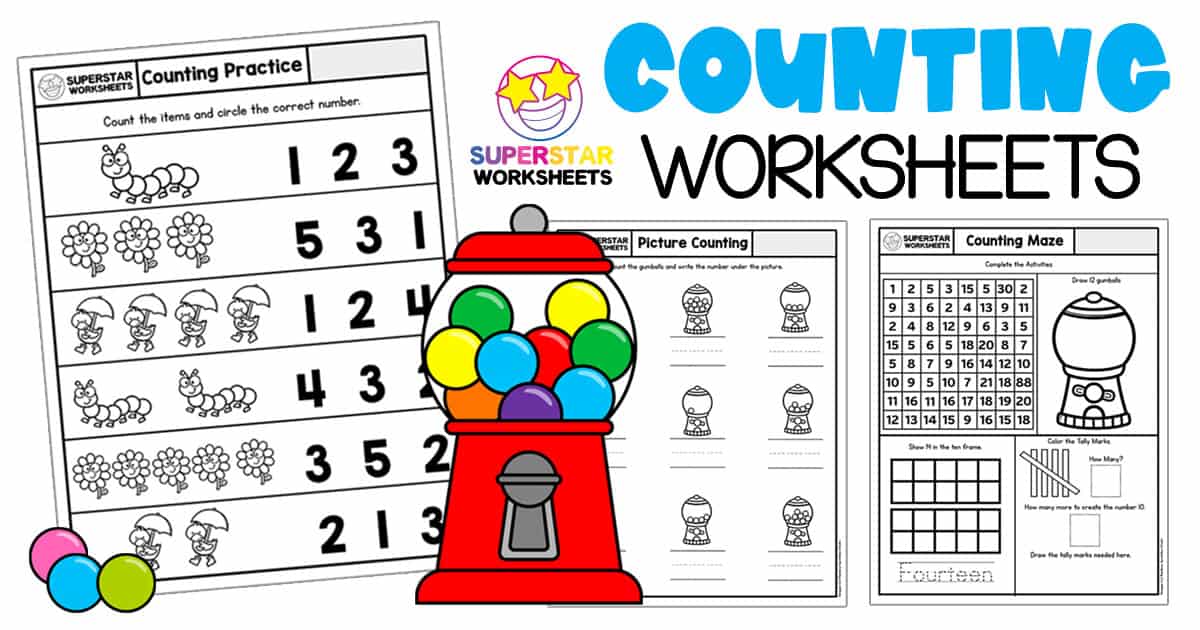 Color By Number Printables - Superstar Worksheets