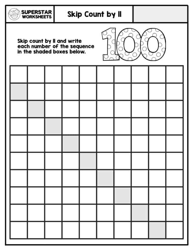 Hundreds Chart Printables - Superstar Worksheets