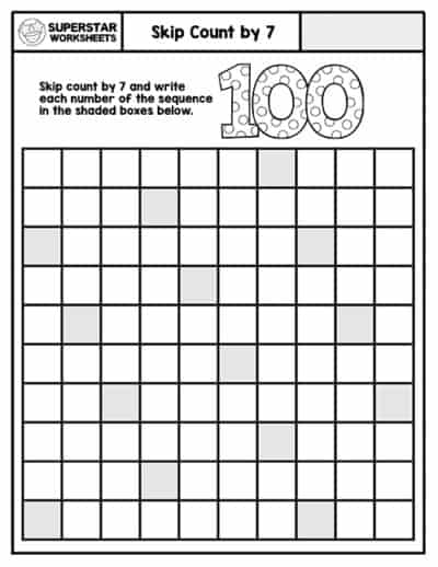 Hundreds Chart Printables - Superstar Worksheets